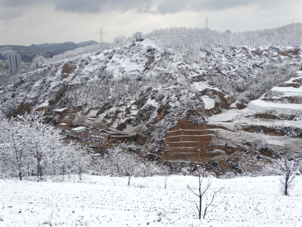 延安瑞雪，冬日画卷美不胜收